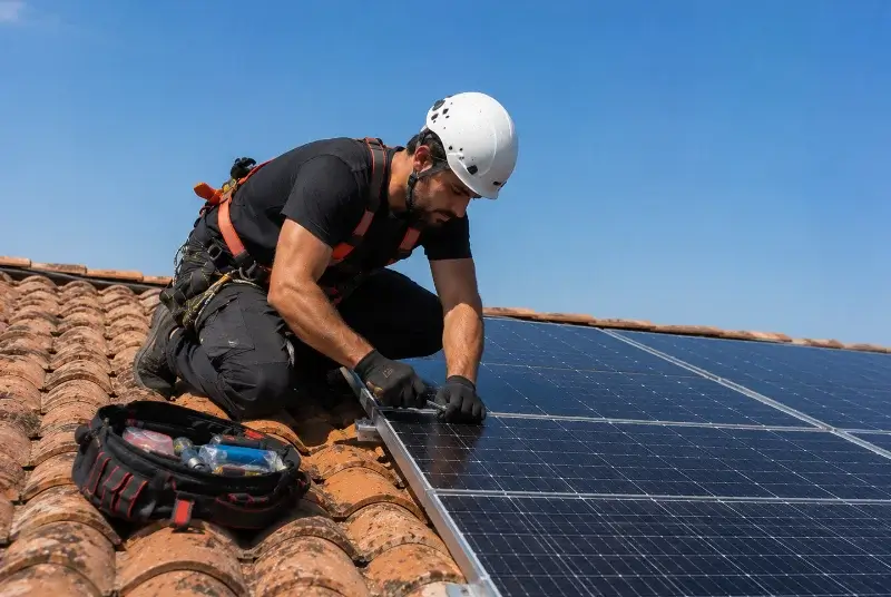 Maintenance et monitoring de panneaux solaires à Paulhan